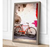 Bicycle Against Decay Urban Canvas Wall Art Print 36x24 Inch | Ready to Hang, Gallery Wrapped, Fade-Resistant Inks, Securely Packaged, UK Made
