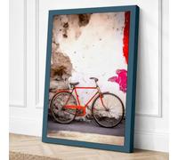 Bicycle Against Decay Urban Canvas Wall Art Print 36x24 Inch | Ready to Hang, Gallery Wrapped, Fade-Resistant Inks, Securely Packaged, UK Made