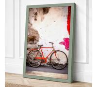 Bicycle Against Decay Urban Canvas Wall Art Print 36x24 Inch | Ready to Hang, Gallery Wrapped, Fade-Resistant Inks, Securely Packaged, UK Made