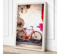 Bicycle Against Decay Urban Canvas Wall Art Print 36x24 Inch | Ready to Hang, Gallery Wrapped, Fade-Resistant Inks, Securely Packaged, UK Made