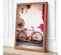 Bicycle Against Decay Urban Canvas Wall Art Print 36x24 Inch | Ready to Hang, Gallery Wrapped, Fade-Resistant Inks, Securely Packaged, UK Made