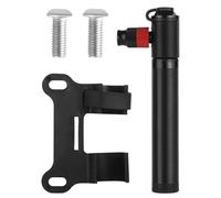 Bicycle Air Pump - 7.6 Portable Tyre Pump for Cycling, Quick Inflator Double Valve Mounting Frame Accessories for Mountain Bike Hiking Outdoor
