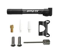 Bicycle Air Pump - Manual Portable High Pressure Inflator | Bicycle Pump with 4 Nozzles for Motorcycle, Ball, Basketball, Football, Travel, Cycling, Road Cycling, Compact,