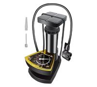 Bicycle Air Pump, Multifunctional Sports Equipment Air Pump with Pressure Gauge, Compact Bicycle Tyre Pump for Motorcycle, Electric Car, Scooter, Saloon, Pickup