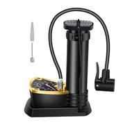 Bicycle Air Pump, Multifunctional Sports Equipment Air Pump with Pressure Gauge, Compact Bicycle Tyre Pump for Motorcycle, Electric Car, Scooter, Saloon, Pickup