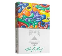 Bicycle Artist Series: Kenny Scharf Playing Cards - Limited Edition Boxed Set, 2 Premium Decks, Made in USA. Gift Boxed