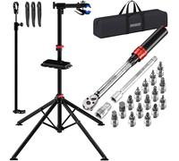 Bicycle assembly stand up to 30kg + 18-piece torque spanner set