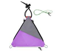 Bicycle Backpack, Bicycle Backpack, Reflective Triangle Bag for the Back, Bicycle Storage Bag, Waterproof, Reflective Shoulder Backpack for the Back Under the Seat, Fah, purple, see description, See