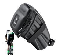 Bicycle bag, bicycle bag, hard shell waterproof saddle bag, large opening design development for busy city streets, outdoor adventures, commuting, long distance rides