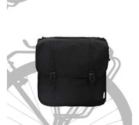 Bicycle Bag Black Double Bag Polyester 40 x 18.5 x 35 cm Waterproof for City Bike MTB and E-Bike Ideal for Commuting and Outdoor Activities with Lots of Storage Space