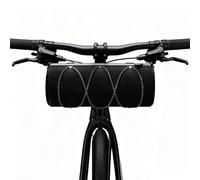 Bicycle Bag Handlebar 2L Waterproof Handlebar Bag Bicycle Front Bike Packing Bag Top Tube Bag Fork Bag Bicycle Frame Bag with Shoulder Strap for Road Bike MTB Trekking Black