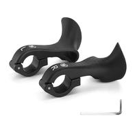 Bicycle Bar Ends Ergonomic Anti-slip Mtb Mountain Bike Handlebar Ends For 21.8-22.8mm Handlebars