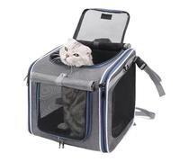 Bicycle Basket for Dogs, Breathable Portable - Bicycle Basket for Pets - for Safety on the Go to Work Walking Travel Outdoor Activities Cycling Cats