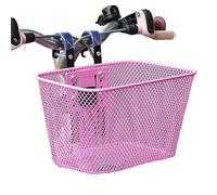 Bicycle Basket - Metal Front Bag Rear Carrier | Bicycle Basket Front, Bicycle Fronts Handlebar Baskets, Rust Proof Bicycle Attachment Bicycle Equipment For Pets Fruit Water Bottle Key Phone Toys Offer
