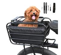 Bicycle Basket | Robust Cycling Accessory - Closed Carrier for Bicycle Transport Animals and Loads - for Road Cycling, City Driving Commuting Touring and