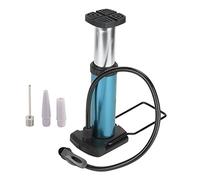 Bicycle Bike Foot Pump Mini Portable High Pressure Floor Inflator Tire Air Pump for Outdoors (Blue)
