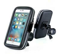 Bicycle Bike Mobile Phone Holder Waterproof Case Bag Mount Holder Handlebar Cradles Bag for Samsung Galaxy A01, A2 Core, A3, A40, A5, J2 Core, J2 Pro, J3, J5 Prime, M01 Core, S III, S10e, S5, S6, S7