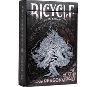 Bicycle Black Dragon Playing Cards - 1 Deck, Air Cushion Finish, Professional,