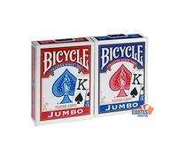 BICYCLE "Blue & Red" JUMBO INDEX: 2 Decks