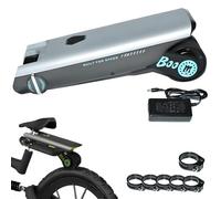 Bicycle Booster, Speedy Setup Electric Bike Conversion Kit with 6 Seat post Adapter, 1 Seat Post Clamp, Max Speed 25km/h, Suitable For Urban Paved Roads, Gravel Roads, Road Mountain Bike blue