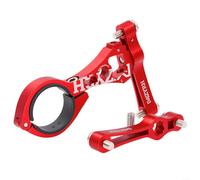 Bicycle Bottle Cage Adapter, Aluminum, Fits 22 2 to 31 8mm Bike Frames for Easy Hydration Access (Red)