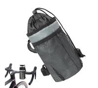 Bicycle Bottle Holder - Adjustable Insulated Handlebar Bag with a Bottle Holder with Bicycle Mesh Pocket - for Phone Storage, Cycling, Outdoor Activities, Exercise, Journeys