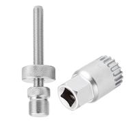 Bicycle Bottom Bracket Removal Tool 20 Teeth Square Hole Spline Sleeve Repair Tool Bike Remover Fixing Rod Screw Tool