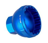 Bicycle Bottom Bracket Removal Tool - BB Sleeve with Integrated Threaded Disassembly | Road Bike Crank Removal Tool with Socket Adapter System | BB Aluminium Tools for 16 Teeth 12 D