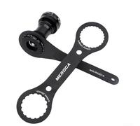 Bicycle Bottom Bracket Tool, BB44/46mm and 39/40.5mm Wrench for Hollow Disk Removal, 2-in-1 Aluminum Alloy Design for Secure Grip, Compatible with for SRAM for DUB, Professional Bike Repair(BB44+BB46)