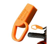 Bicycle Brake Adapter, Brake Pads Adapter, Bicycle Brake Extension Made of 3D Printed Converter Adapter Suitable for All Large Lines (Black/Orange) 7.5 x 5 cm