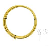 Bicycle Brake Cable Housing 5mm Gear Shift Cable Housing 3M High Carbon Steel Wire PVC Coated Bike Cable Outer Housing for Mountain Road Folding Bicycle Brake Shift Replacement Parts