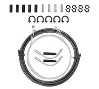 Bicycle Brake Cables Kit, Universal Bike Shift Brake Cable, Bicyle Inner Cable Set for Mountain and Road Bike (Balck)