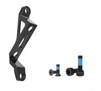 Bicycle Brake Caliper Post to Flat Mount Adapter, Conversion Seat for 160mm 180mm Disc Brake Installation Suitable for Road and Mountain Bikes (180MM)