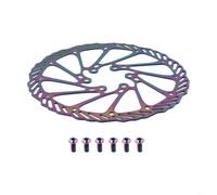 Bicycle Brake Disc For Rotor 160mm for Road and Mountain Bikes with Bolt Kit, Designed for Robust Performance and Heat Management (Colors)
