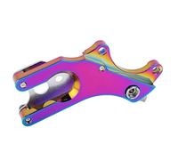 Bicycle Brake Fixed Seat Adapter, Road Bike Disc Brake Conversion Seat, Aluminum Alloy Disc Brake Mount for Bikes Without Disc Brake Tabs, Bike Upgrade Part for Cycling (Multi Color)