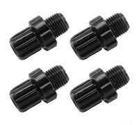 Bicycle Brake Handle Adjusting Screws M10 4Pcs Bolt Set for Brake Lever Cable Adjustment Compatible with Most Bike Brake Systems (Black)