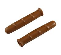 Bicycle Brake Lever Cover 85 mm Vintage Retro Old Style Rubber Protection Brown Black Yellow Grey, brown