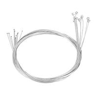 Bicycle Brake Wires, Keenso 10pcs 200cm Bike Brake Cord for Mountain Road Bike Replacement Stainless Steel Inner Cable Slick Outer Smooth Braking DIY Repair