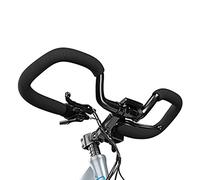 Bicycle Butterfly Handlebar, Alloy Multi-Position Handle Bar Bike 25.4mm/31.8mm 3D Butterfly Handlebars, Aoligei Bike Accessories for Most Mountain Bikes, Black31.8mm-Bring the handlebar cover