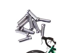 Bicycle Cable End Caps - Cables End Crimps | Bike Brake Cable Protector Tips | Aluminum Alloy Shifter Replacement, Multi Color Brake Wire Housing Guide, Gear Shift Accessories, 10 PCS