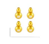 Bicycle Cable End Clamps, Bicycle Cable End Tips, 4 x Gear Cable Tips with | Wrench, inner cable cover made of aluminium alloy, wire end clamps for cycling and riding