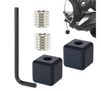 Bicycle Cable Ends, Inner Bicycle Cable Ends, Aluminum Alloy Cube Design Caps for Running, Hiking, Mountain Biking and Road