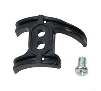 Bicycle Cable Guide Under Bottom Bracket Shifter Gear Cable Guide With Fixing Screw,For Bike Frame Anti-Wear Dual Position Installation(black)