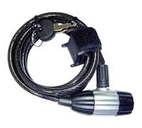 Security Plus 0055 SK 55 Steel Cable Lock Black Key Long Coiled Cable