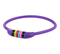 Bicycle Cable Lock M-WAVE D 12.6.5 S Purple - 65 cm - Combination Lock - New