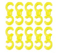 Bicycle Cable Organizer, S/C-Shape Wire Clips for Mountain & Road Bikes, Reinforced Nylon UV Resistant Routing Holder, Lightweight 5-Color Variants(Yellow)