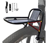 Bicycle Cargo Rack - Road Cycling Carrier, Heavy-Duty Rear Support, Gear Transport Frame, Riding Storage System | Fixed Mount Bike Rack Carrying Performance for Highway Cycling Daily Transport