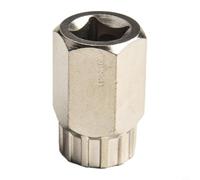 Bicycle Cassette Lockring Tool for 6-11 Speed Freewheel Removal, High Carbon Steel Flywheel Sleeve with Heat Treatment, Mountain Bike Repair Maintenance Tool for Cycling