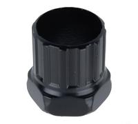 Bicycle Cassette Removal Tool, 12 Tooth Freewheel Socket for Rear Cog Installer & Remover, Carbon Steel Bike Repair Maintenance Accessory for Sunrace Freehubs, Home Workshop Use, Black