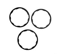 Bicycle Cassette Spacer Set Aluminum Alloy Hub Washer 1/1.5/2/1.85/2.18/2.35 mm for Freewheel Tower Base and Bottom Bracket Adjustment (1.85mm+2.18mm+2.35mm)